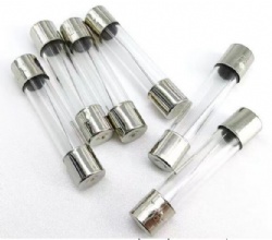 glass fuse  ( size : 5 mm x 20 mm )