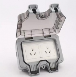 China's standard 16A socket compatible with the 16A plug. Rated Voltage: AC250V 50HZ Rated Current: 16A （six hole,as picture) Panel material: Fireproof and water proof PC Color: White