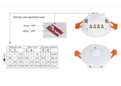 Ultrasonic Ceiling-Mount Motion-Sensor